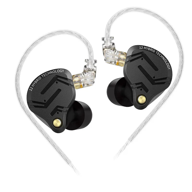 KZ ZS12 PRO X Metal Earphones Driver Hibrido, Audio Personalizables y Sonido Profecional