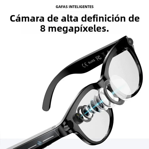 Lentes Inteligentes - Camara HD y Audio Bluetooth